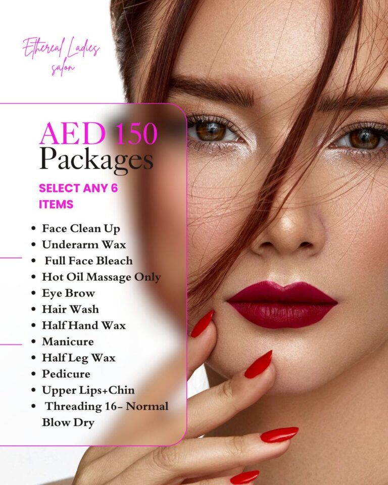 White Brown and Red Modern Beauty Salon Packages and Pricing Instagram Post (2)